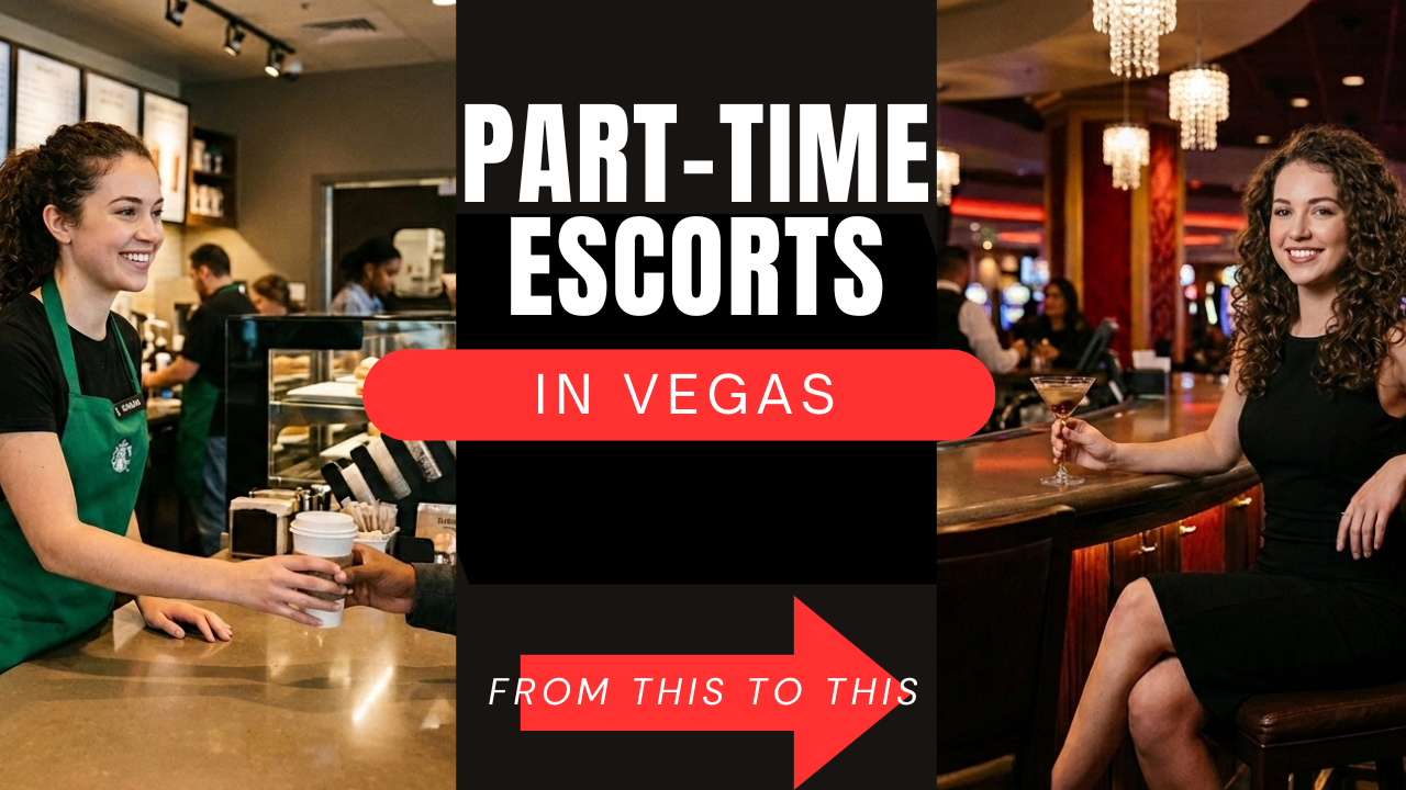 Image with the blog post title in block letters and showing the same woman working and then out at night