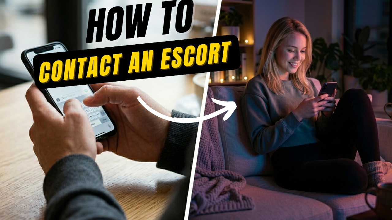 A man texting and a woman receiving the text with the post title in big letters